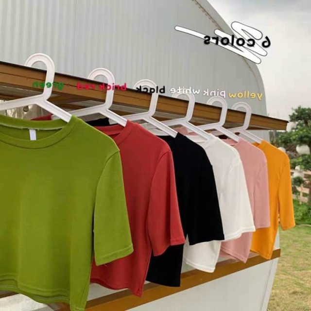 Áo croptop form rộng tay lỡ dtr0519