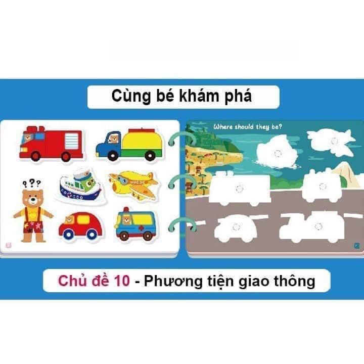 Sách bóc dán thông minh 17 chủ đề