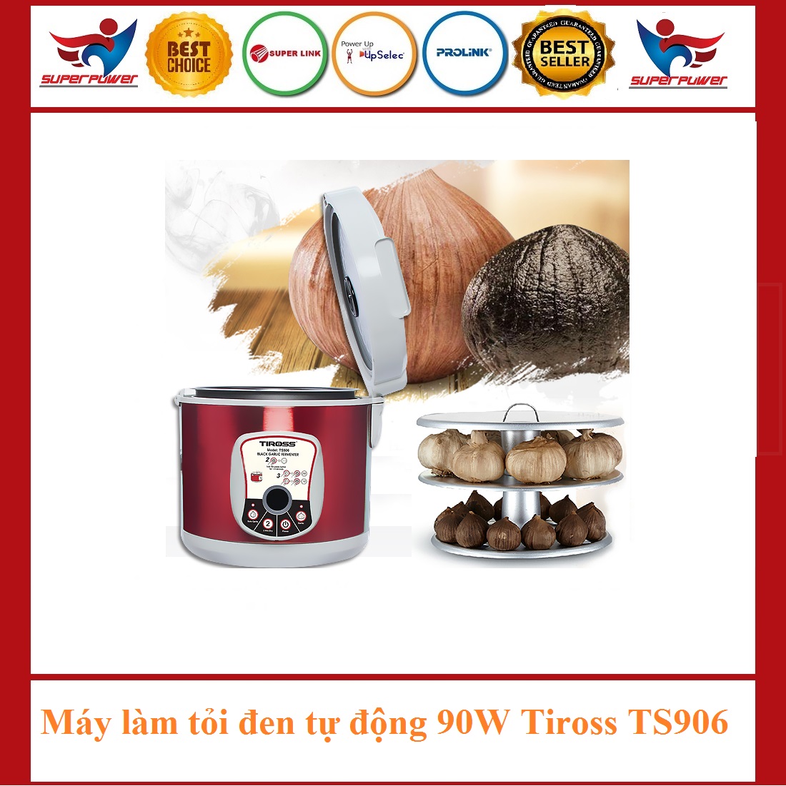 Máy làm tỏi đen tiross TS904, TS906, TS907,TS908