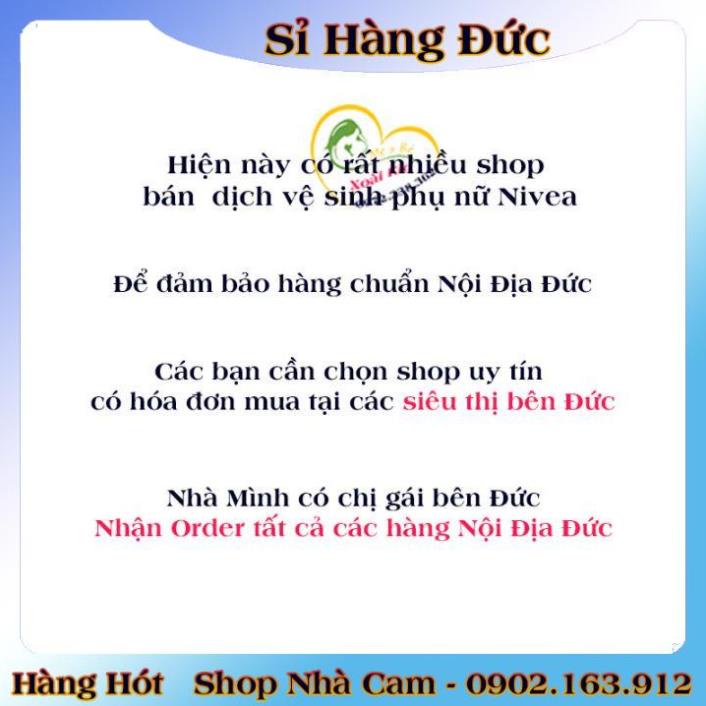[Chính Hãng ĐỦ BILL] DUNG DỊCH VỆ SINH PHỤ NỮ NIVEA ĐỨC 250ML