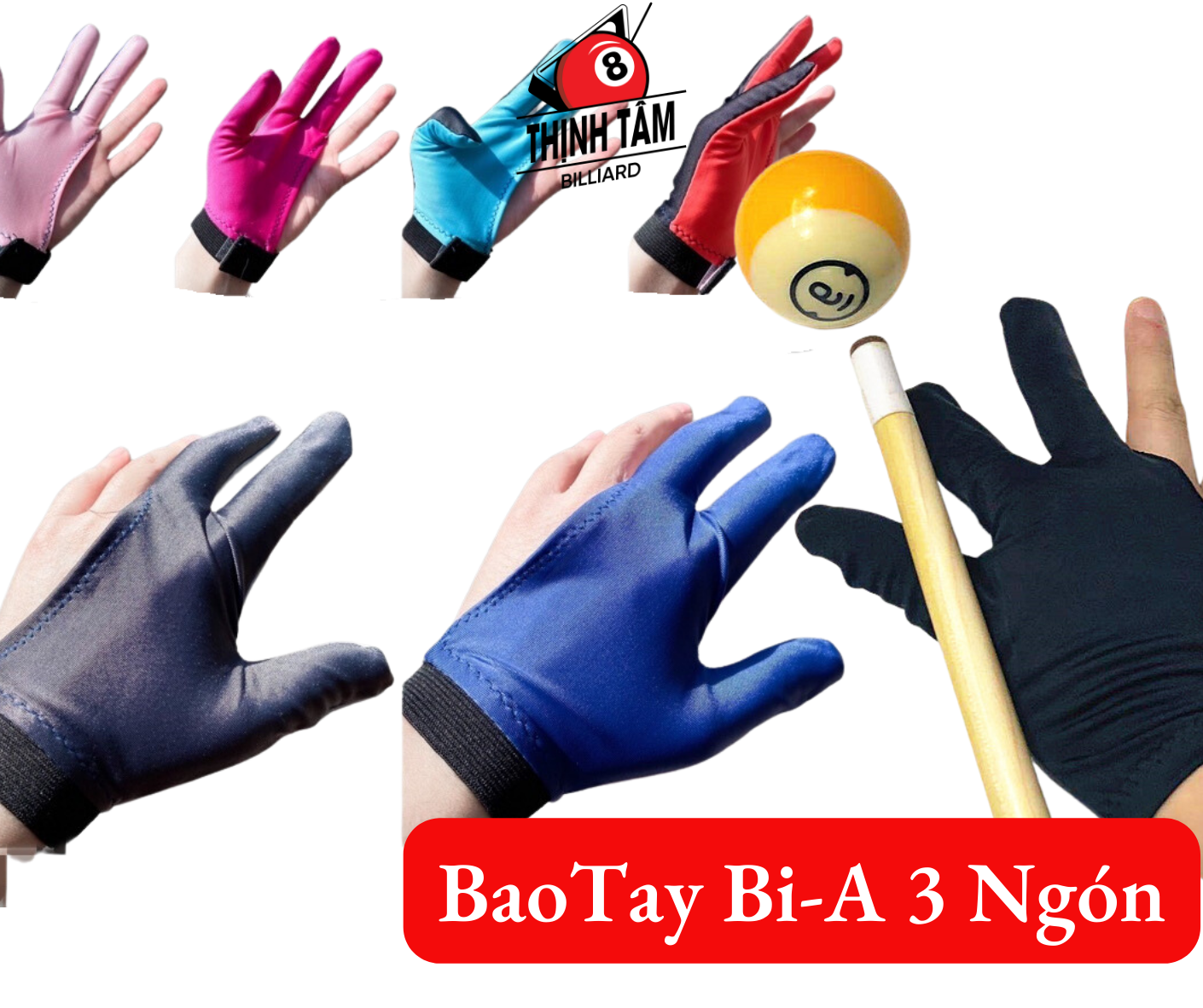 [THỊNH TÂM] Bao Tay Bida Găng Tay Bida Bi-A CLB [ BAO TAY BIDA ]