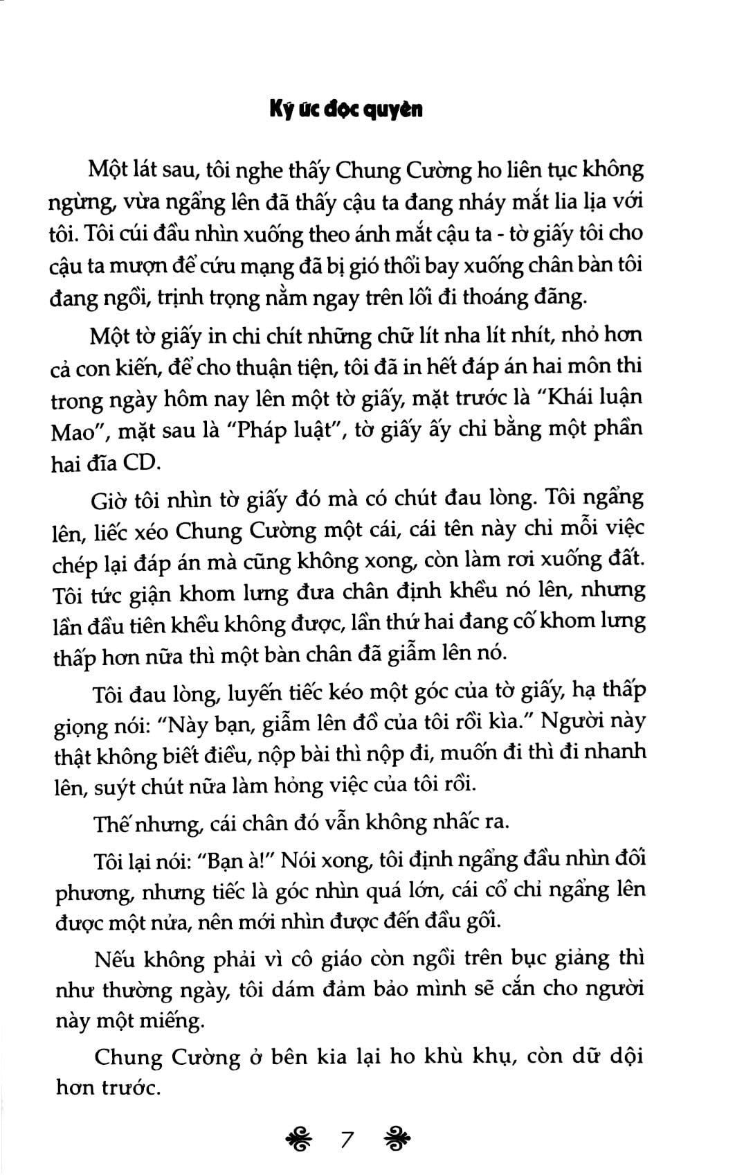 Sách Fahasa - Ký Ức Độc Quyền