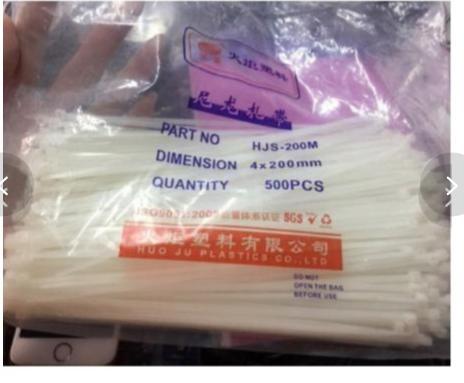 Dây thít( nylon cable) 4x200mm 500 sợi/ túi