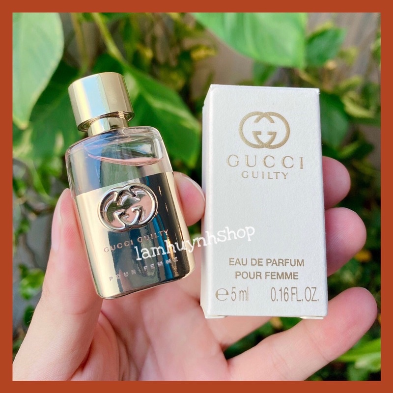 [ Mẫu hiếm] Nước hoa mini GUCCI GUILTY POUR FEMME 5ml