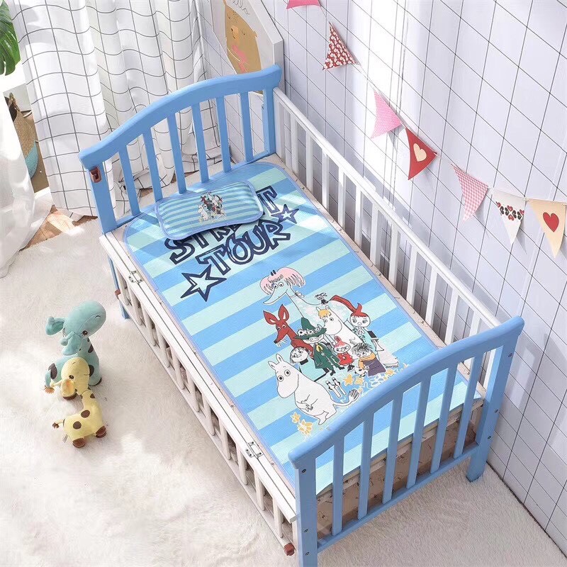 Chiếu lụa điều hòa 3D cho bé kèm gối cho bé yêu