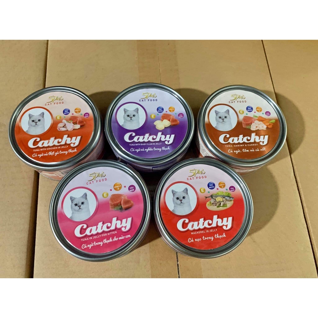 Pate Cho Mèo CATCHY Lon 170g