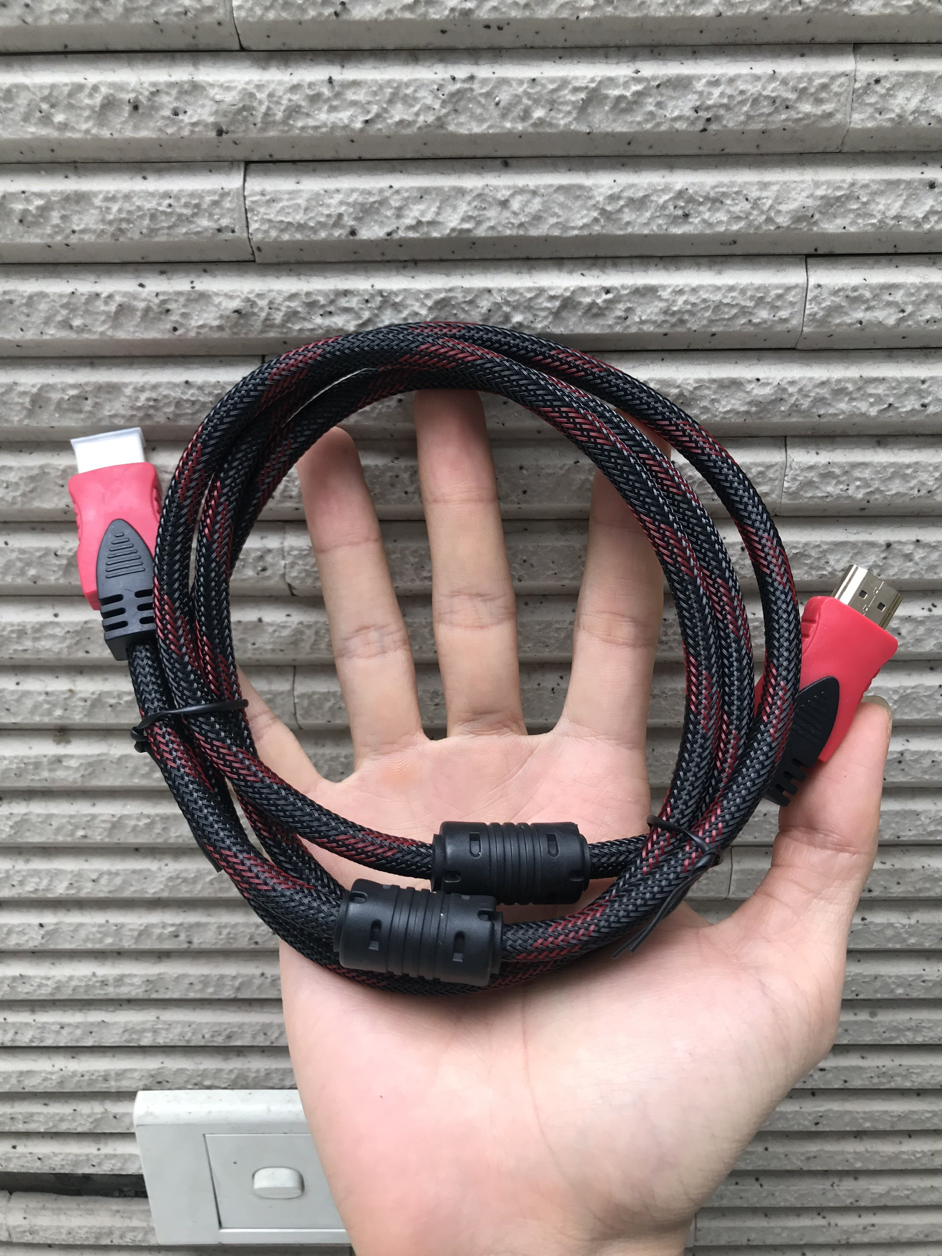 Dây hdmi 1,5m dây bọc lưới chống nhiễu siêu bền