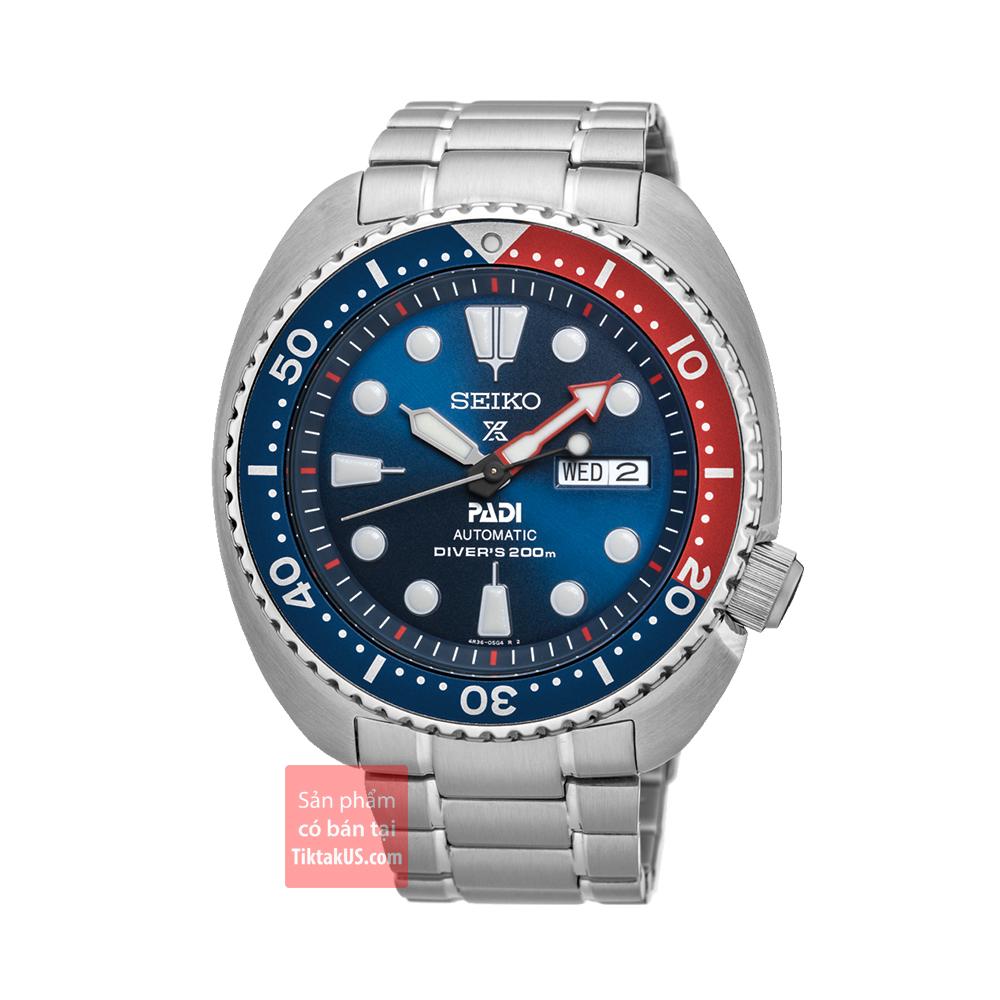 Đồng hồ nam dây sắt SEIKO PROSPEX PADI SRPE99K1 size 45mm Automatic  dây thép không gỉ chống nước 200m trữ cót 40 tiếng lên cót tay.
