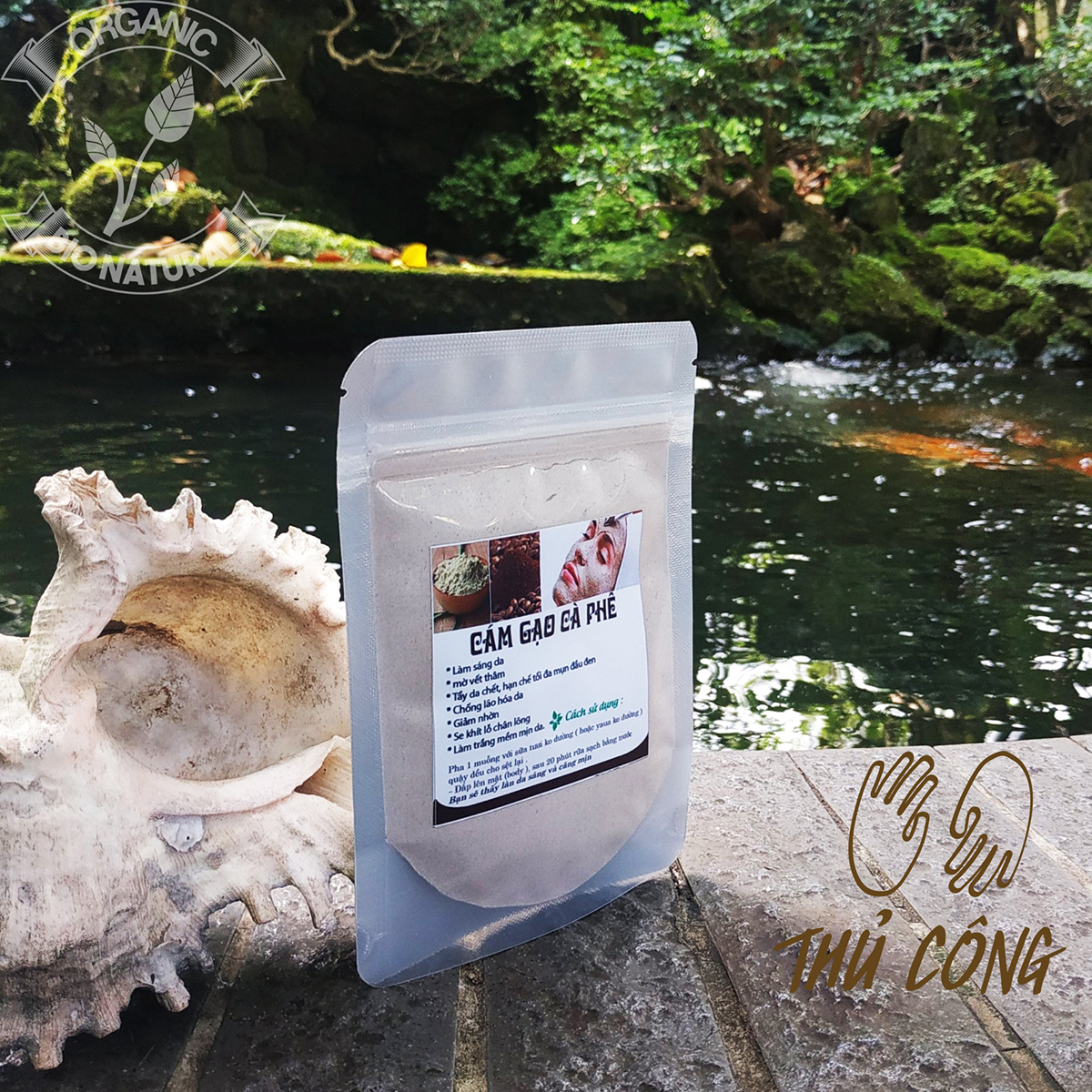 [HCM][BIONATURAL] Bột đắp mặt Cám Gạo Cà Phê handmade 50gr