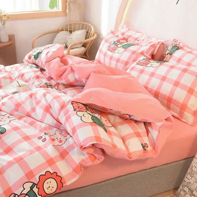 Bộ Chăn Ga Gối Thú Liên Minh Cotton Poly Bộ Chăn Ga Gối Cao Cấp Nhập Khẩu 5 Món, 4 Món Sản Phẩm Chăn Ga Gối Nệm Dùng 4 Mùa