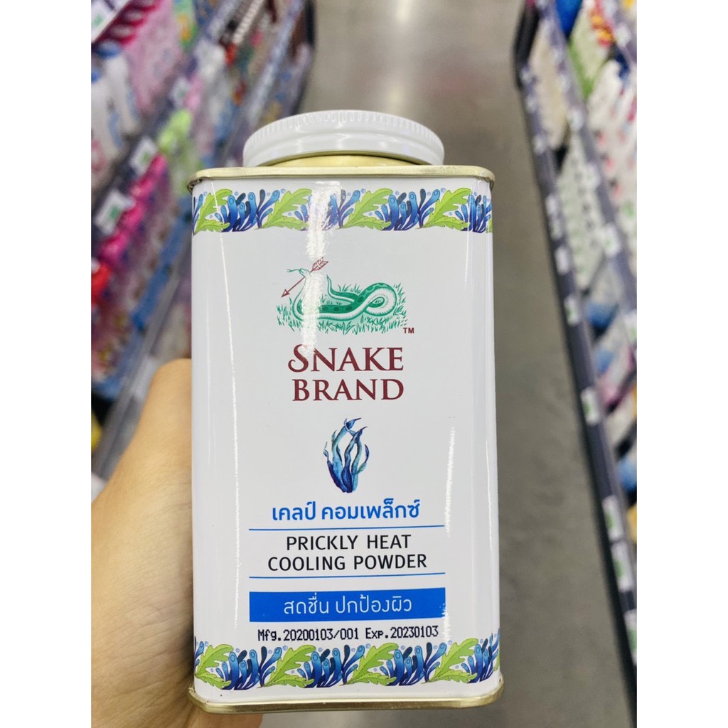 Phấn Rôm Lạnh Snake Brand Prickly Heat 140g Thái Lan