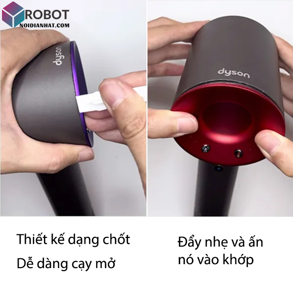 Nắp đậy, mặt trước cho máy sấy tóc Dyson