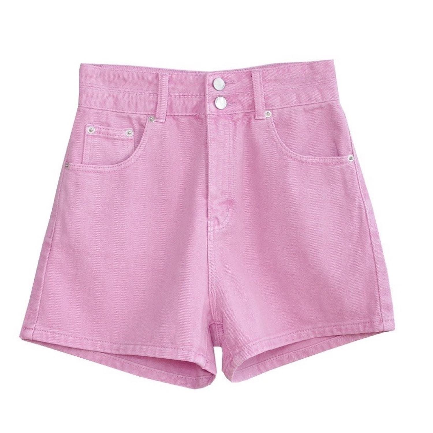 Quần short kaki 2 nút lưng cao lật lai xinh xắn (SK1104)