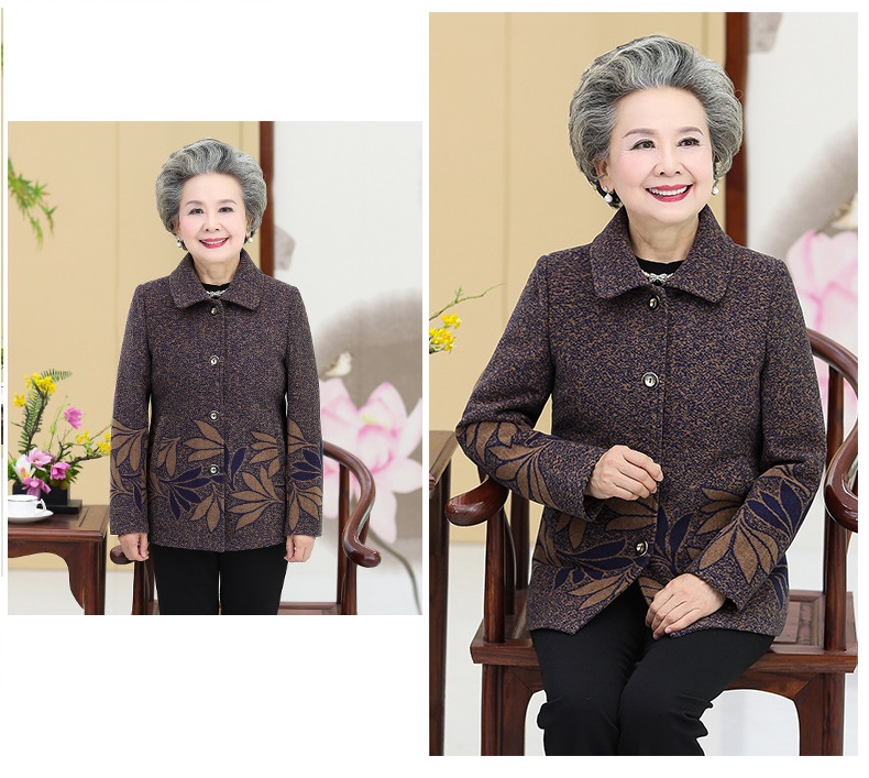 ÁO KHOÁC ẤM CHO NGƯỜI GIÀ, nhài
