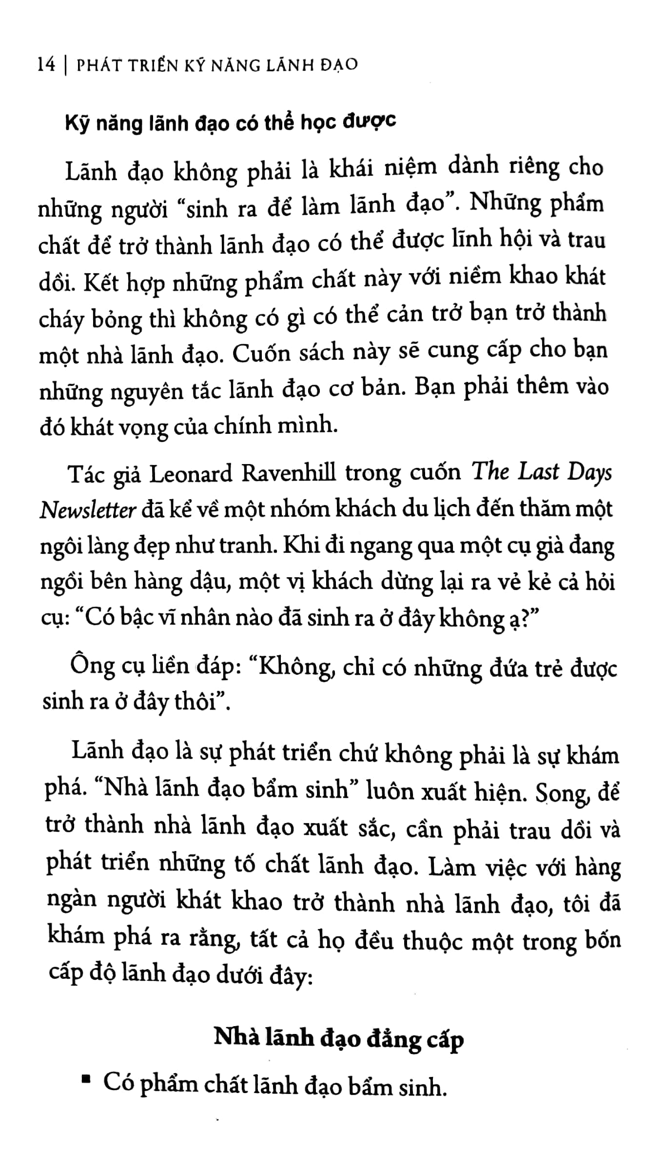Phát Triển Kỹ Năng Lãnh Đạo