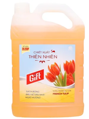 [HCM][HCM] Nước lau sàn Gift hương tulip can 3.8kg