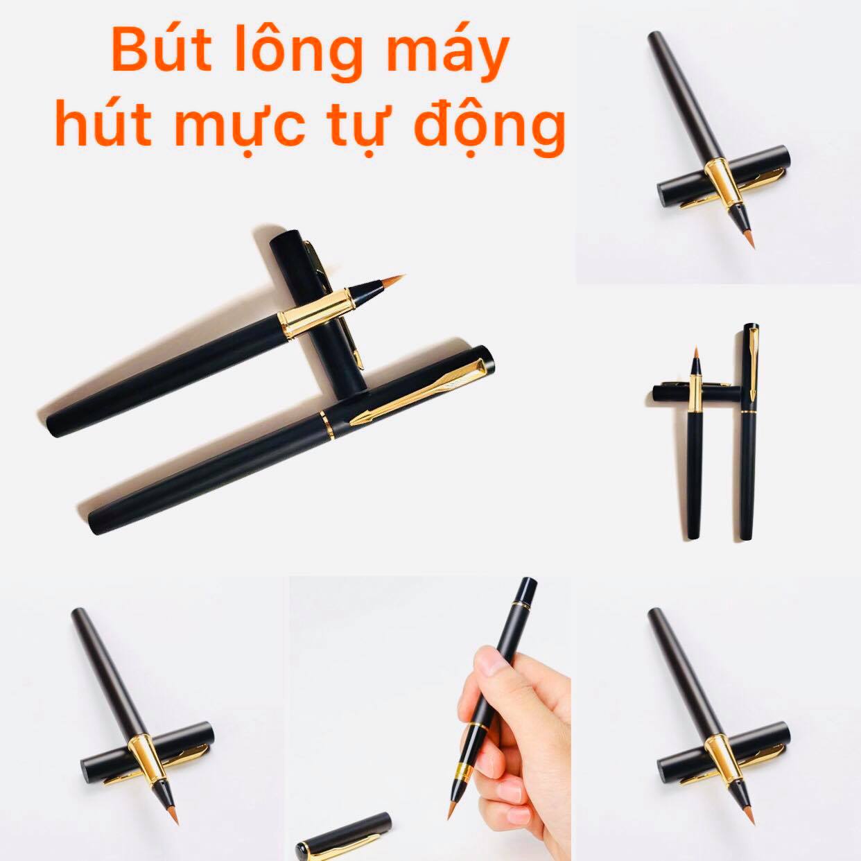 Bút lông máy hút mực tự động
