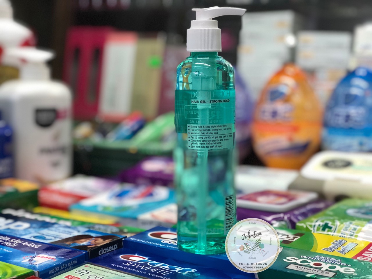 Gel giữ nếp tóc cho tóc uốn Double Rich