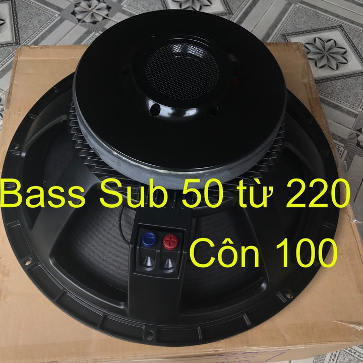 Loa bass sub 50 rcf từ 220 côn 100 | hàng nhập china - giá 1 cái