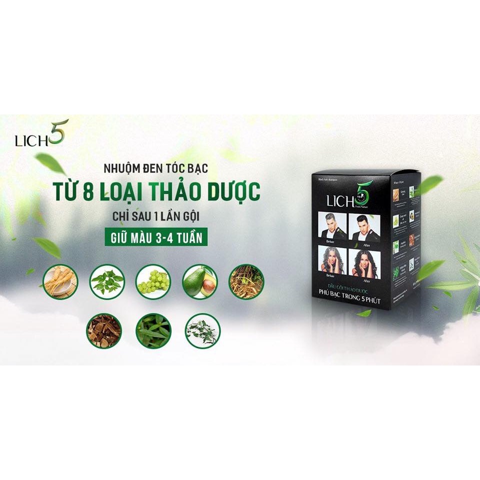 Dầu gội phủ bạc Lich5