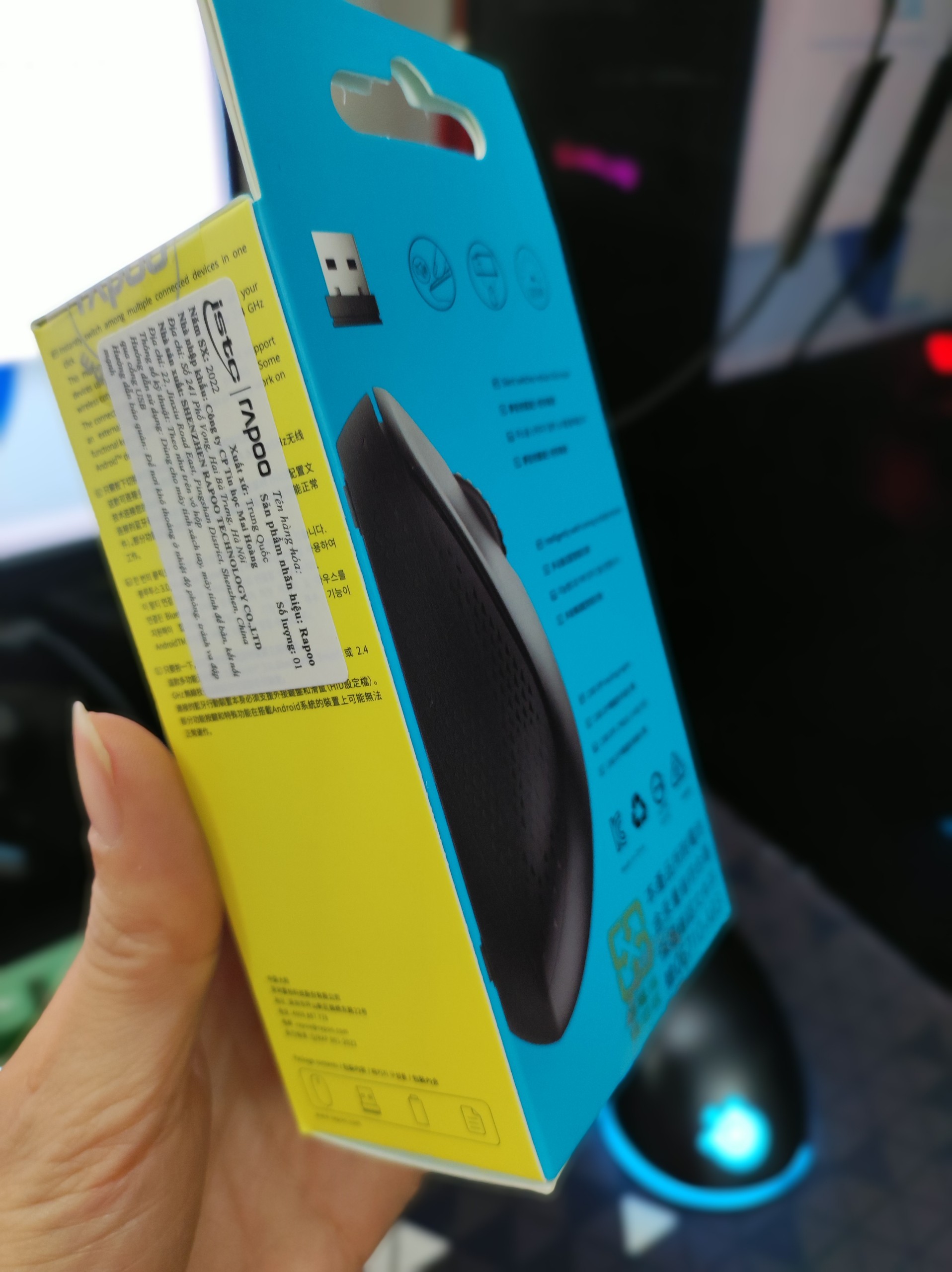 Chuột Máy Tính Không Dây RAPOO M160 Silent Bluetooth MKStore