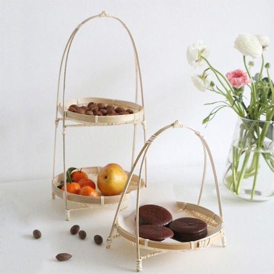 Mẹt tre 1 tầng ( gồm 1 mẹt và kệ 1 tầng)