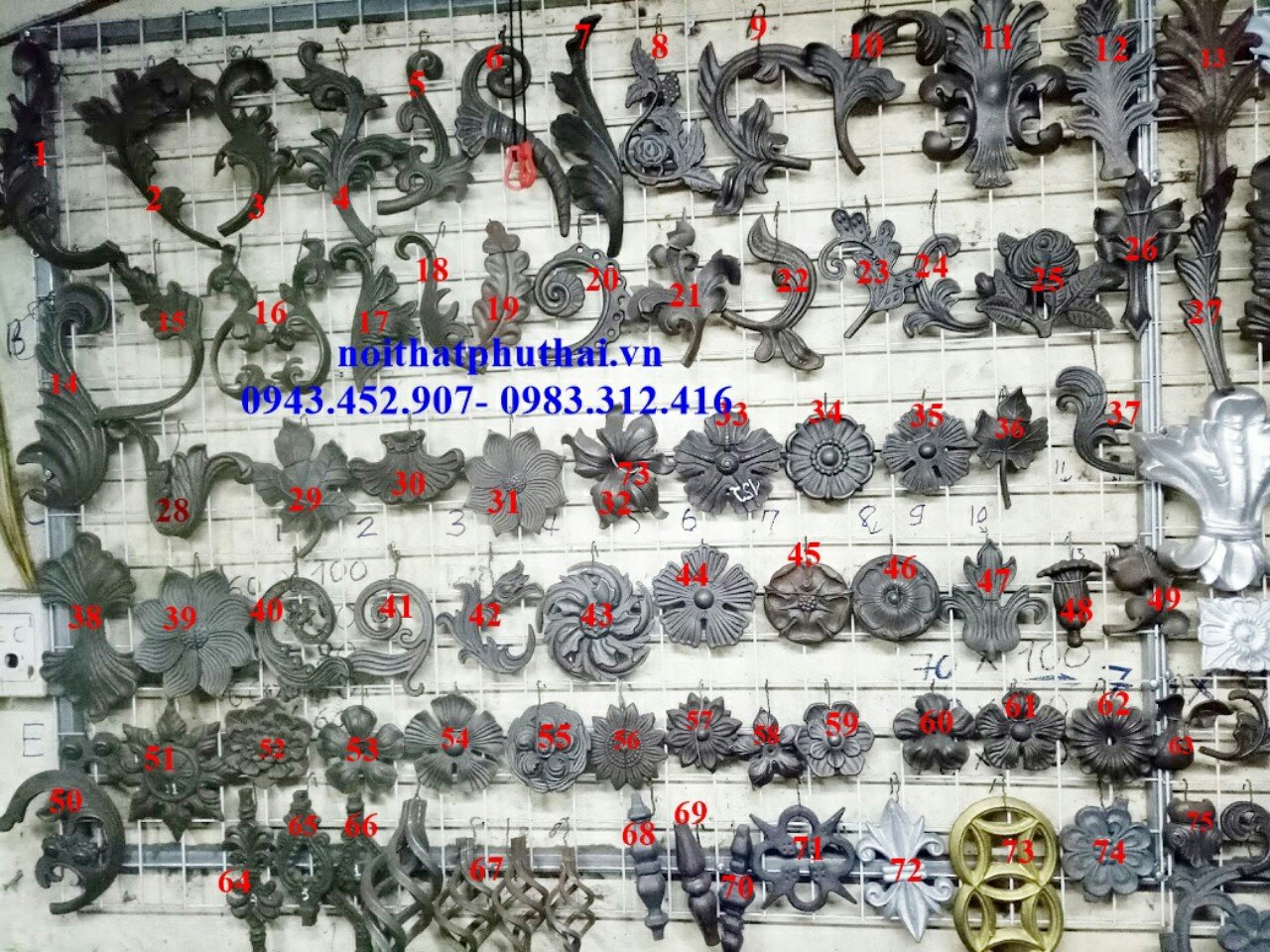 Hoa đúc nghệ thuật