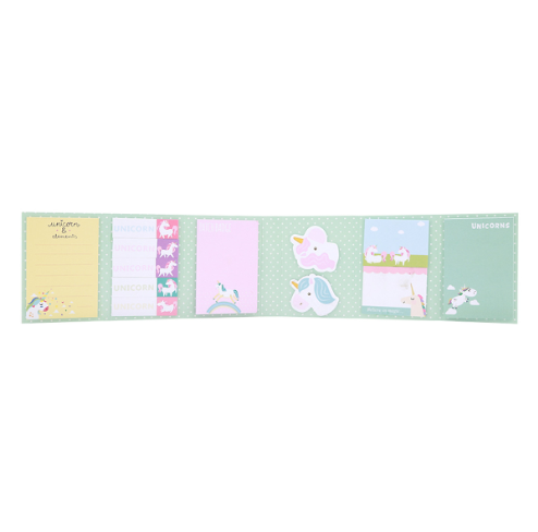 [HCM]Sổ Giấy Sticky Note Unicorns Kỳ Lân (6 Xấp) - Mẫu 3