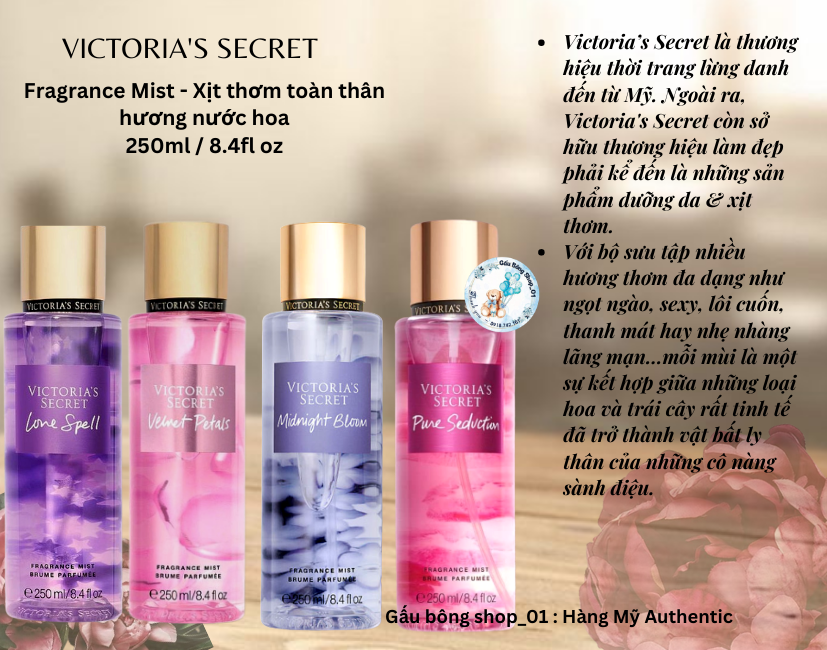 Xịt Thơm Victoria's Secret 250ml