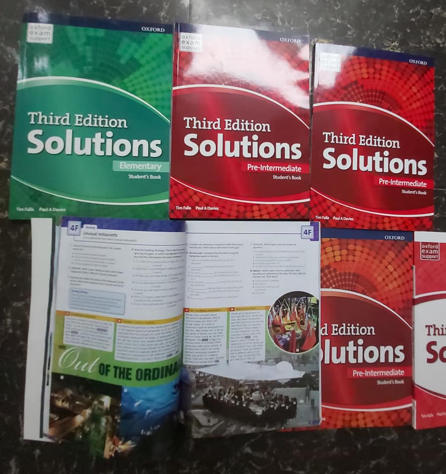Bộ Solutions Pre-intermidiate bản 3rd edition