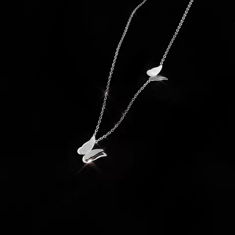 Dây chuyền nữ đẹp bướm nổi 3D titanium cao cấp D29