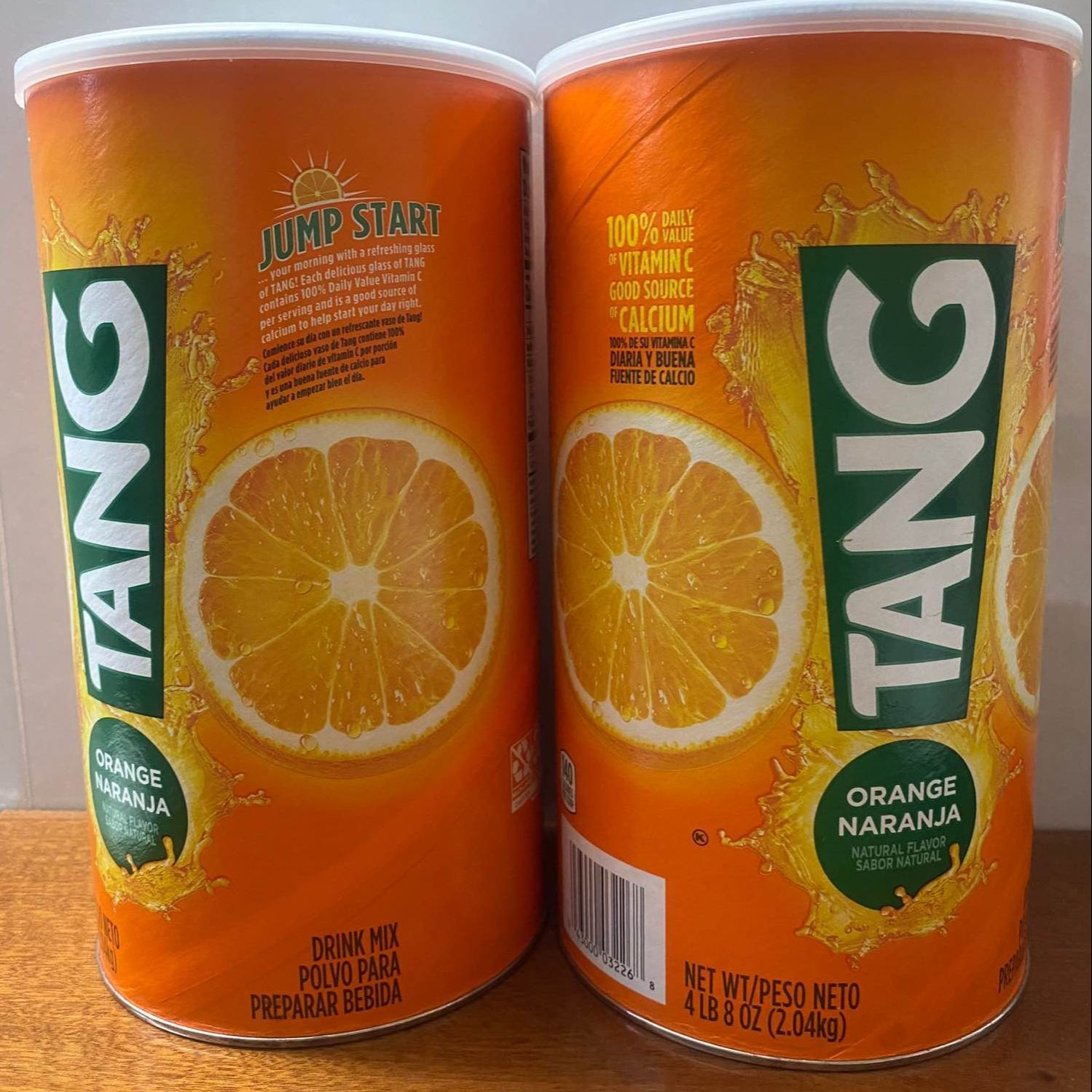 (Hàng MỸ)(12/2025)Bột pha nước cam TANG 2.04kg