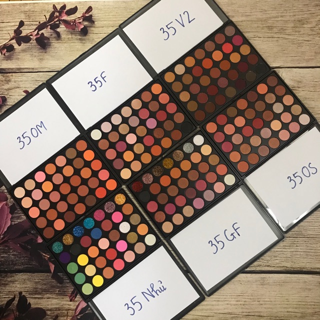 ẢNH THẬT - BẢNG MÀU MẮT 35OS BEAUTY