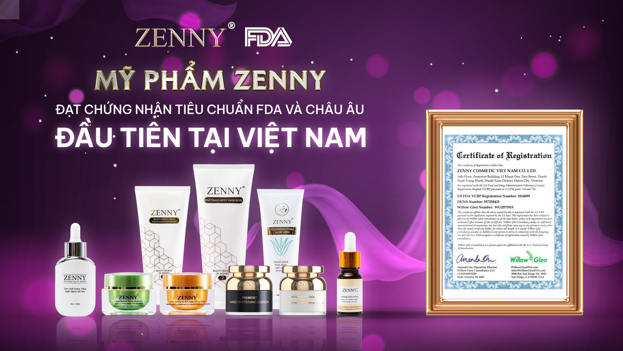 Combo Kem Face ZENNY Platinum mới