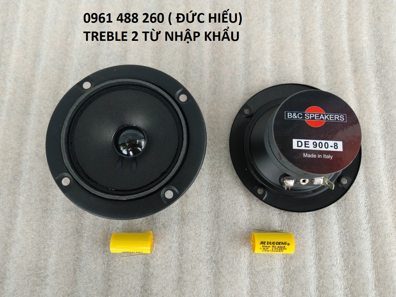 Cặp loa treble bc từ kép hàng nhập khẩu -tiếng rất hay-tặng tụ xịn