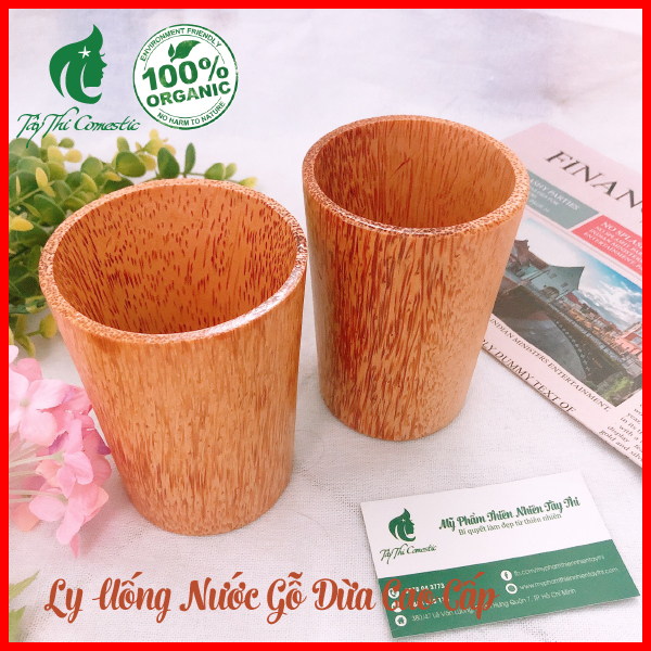 Ly Uống Nước Gỗ Dừa Cao Cấp