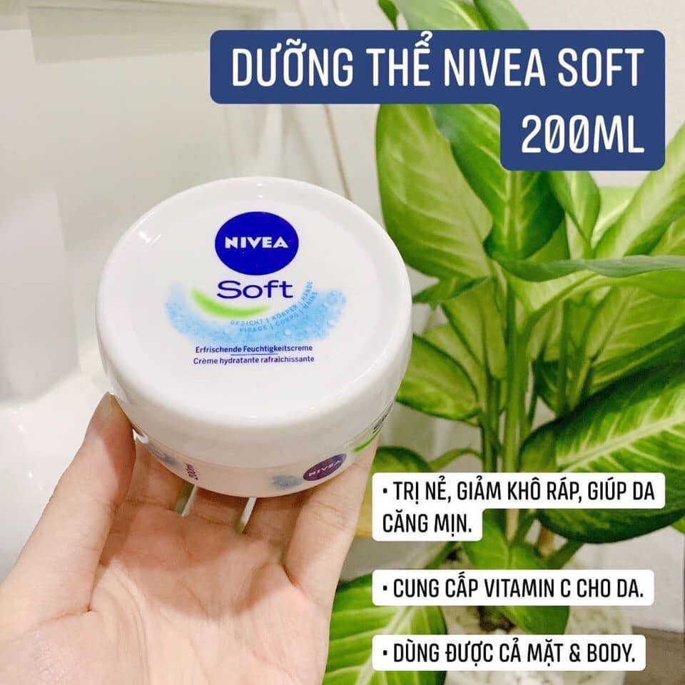 Kem Dưỡng Ẩm Nivea Soft 200ml
