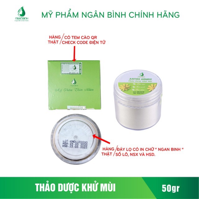 [HÀNG ] THẢO DƯỢC KHỬ MÙI NGÂN BÌNH