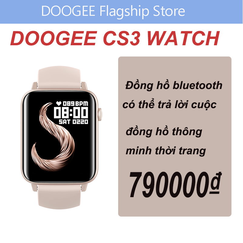DOOGEE CS3 3D Curved Full Touch Smartwatch 1.69 235mAh Bluetooth 5.0 Smart