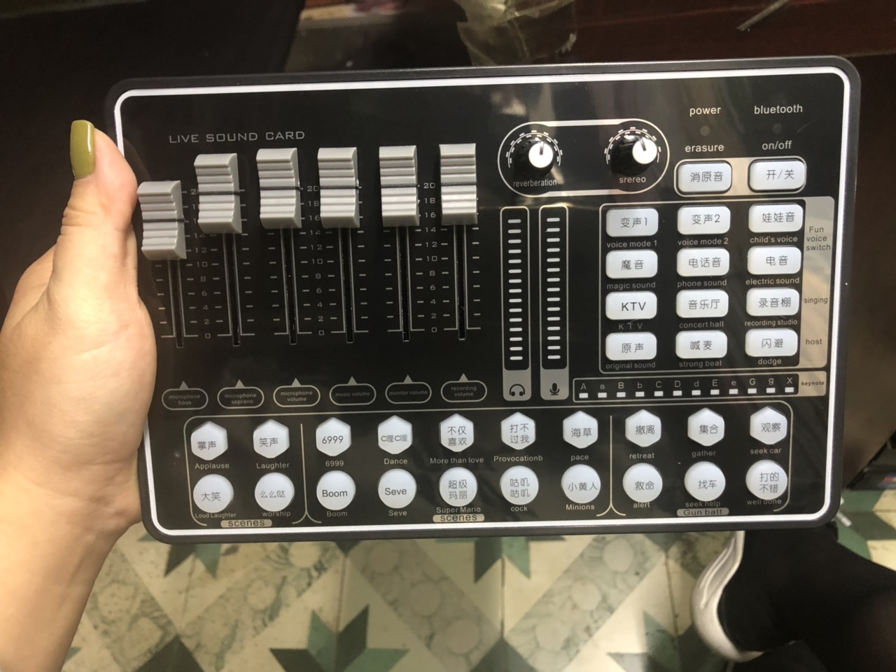 Sound card thu âm LIVESTREAM H9 có bluetooth
