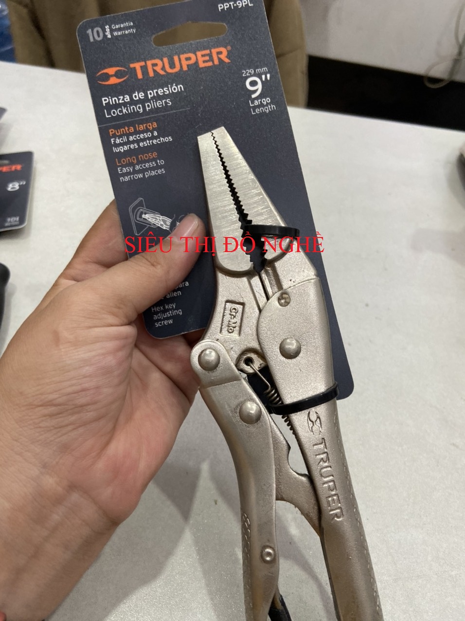Kềm chết mỏ nhọn 230mm Truper 17433