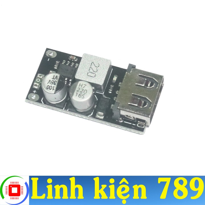 Mạch hạ áp 6-32V xuống USB sạc điện thoại QC 3.0 - LinhKiện789
