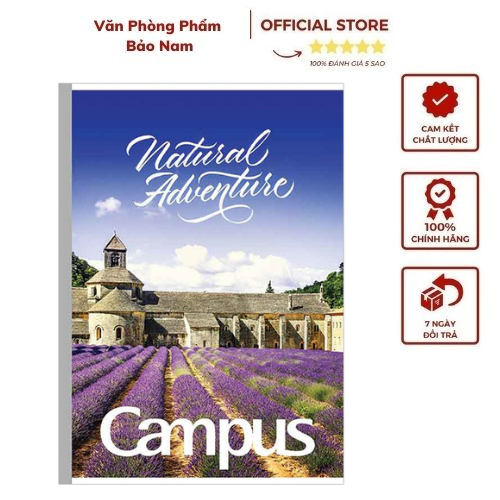 Vở kẻ ngang Campus có chấm 200 trang Adventure