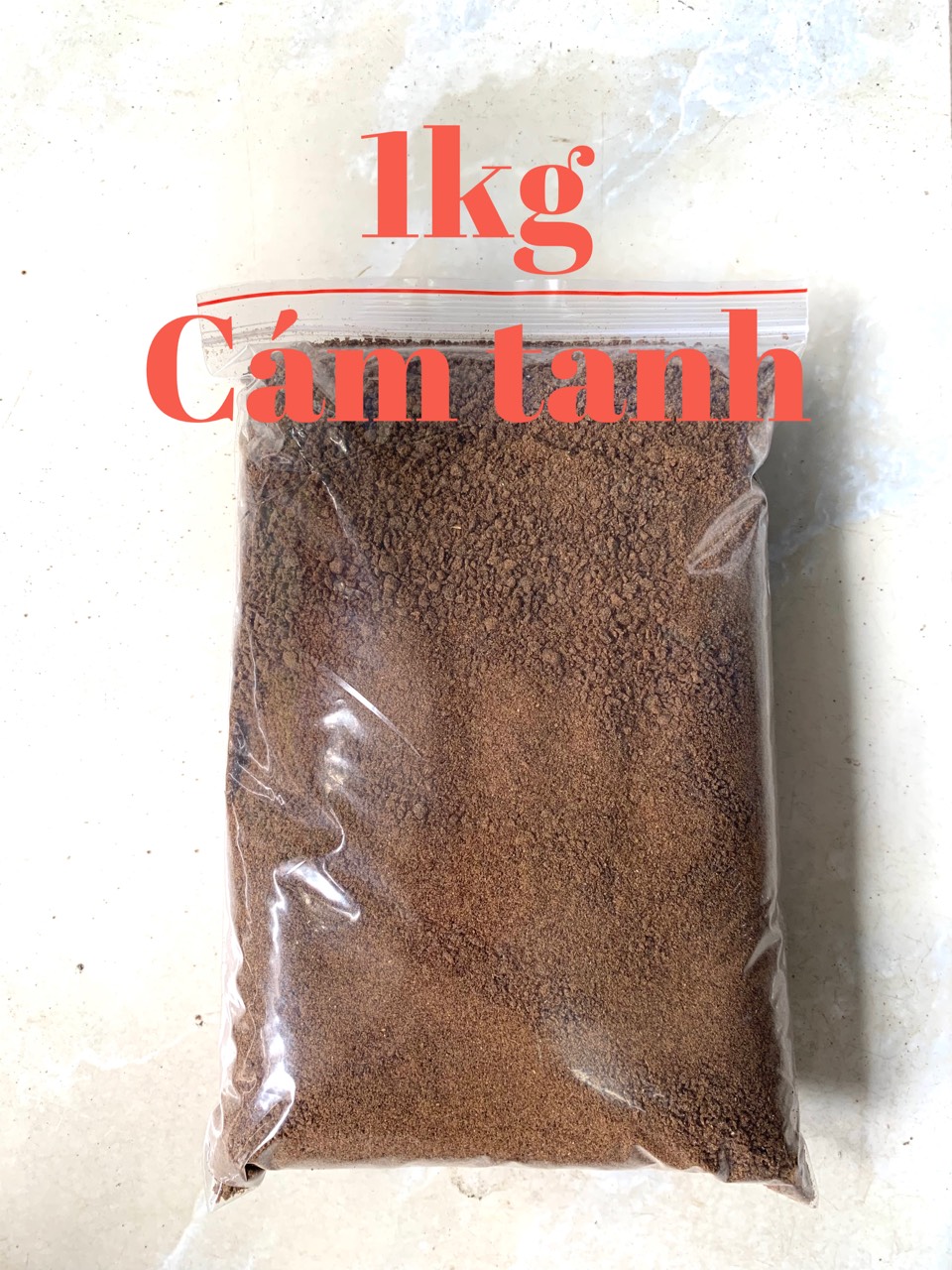 Cám câu cá đóng túi 1kg , thơm 30 đạm , tanh 25 đạm