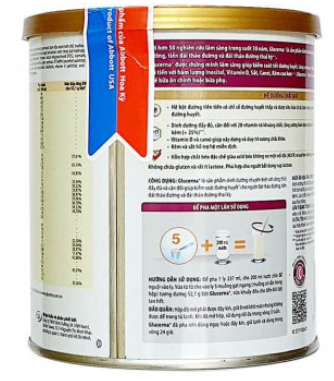 Lon sữa bột Glucerna Hương Vani 400g