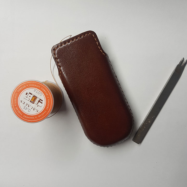 Bao da NOKIA 8600 - Da bò xịn - Đồ da handmade BV0407