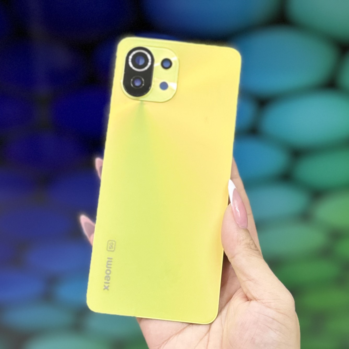 Nắp lưng Xiaomi 11 lite kèm kính camera
