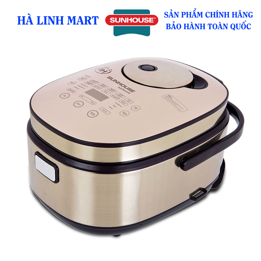 Nồi cơm điện cao tần 1.5 L Sunhouse Mama SHD8955 - Nồi cơm điện tử - Nồi cơm lòng niêu - Nồi cơm điện lòng gang - Bảo hành chính hãng bảo hành 24 tháng