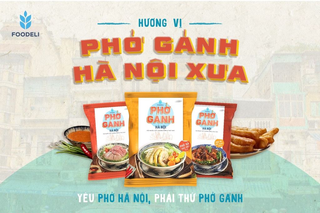 Phở Gánh Hà Nội ăn liền - COMBO 3 THÙNG (Thùng 24x75Gr)