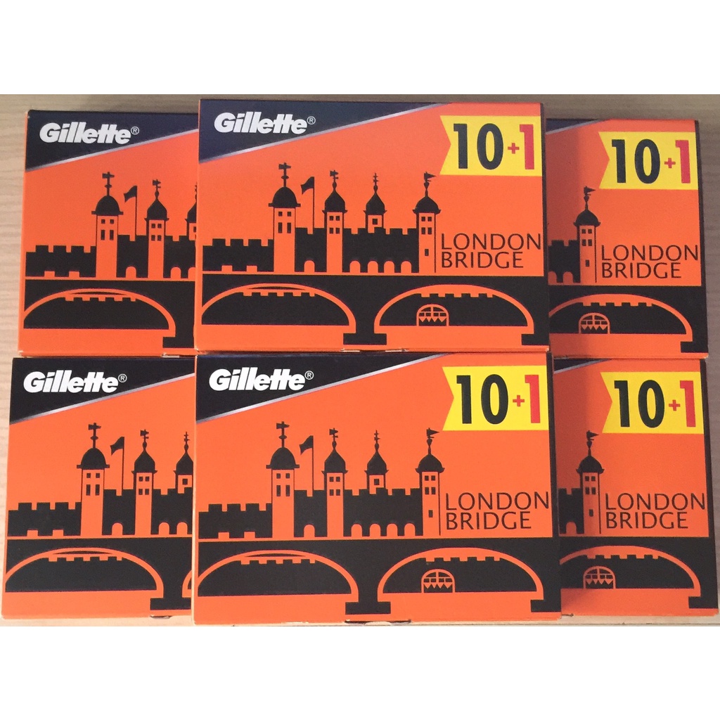 Lưỡi lam gillette london bridge - vỉ 110 cái
